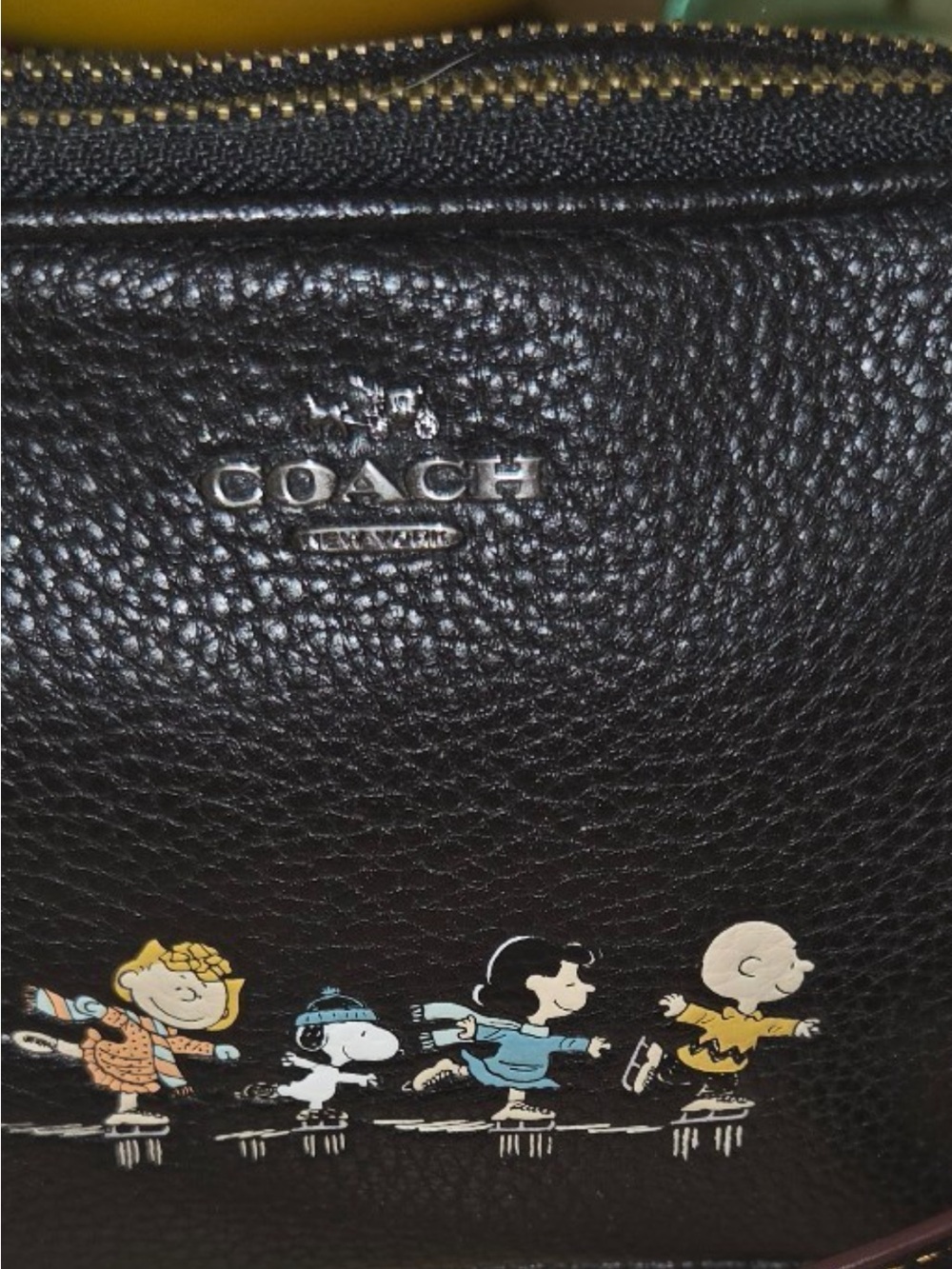Coach X Peanuts Black Crossbody Bag - Gem